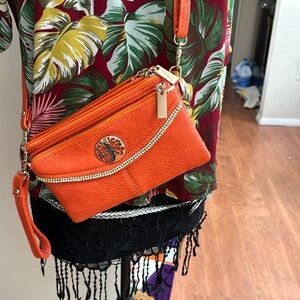 🎁5/10.00, Solene Detachable Wristlet Crossbody Bag W Multi Zipper Pockets